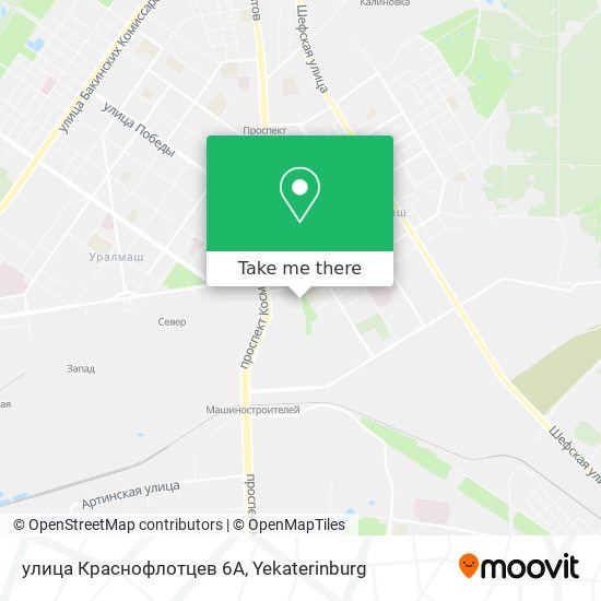 улица Краснофлотцев 6А map