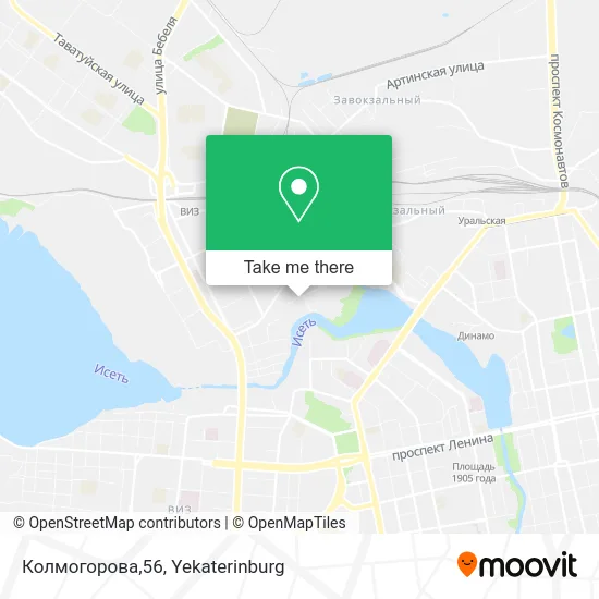 Колмогорова,56 map