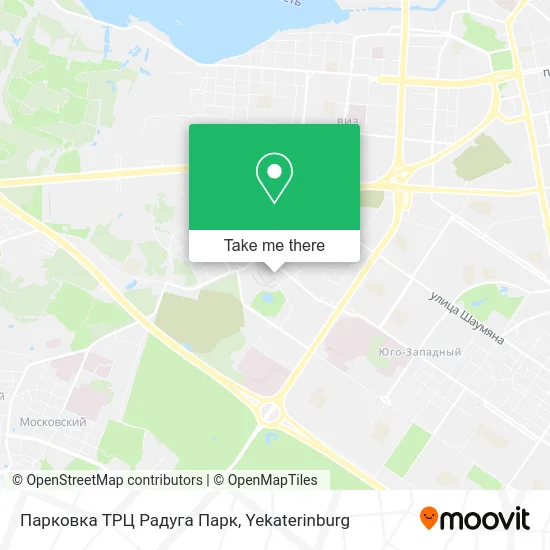 Парковка ТРЦ Радуга Парк map