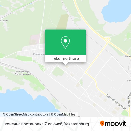 конечная остановка 7 ключей map