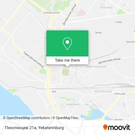 Пехотинцев 21а map