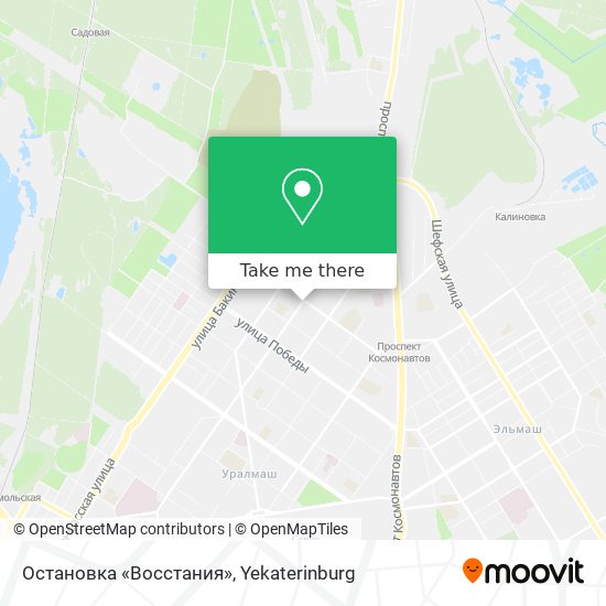 Остановка «Восстания» map