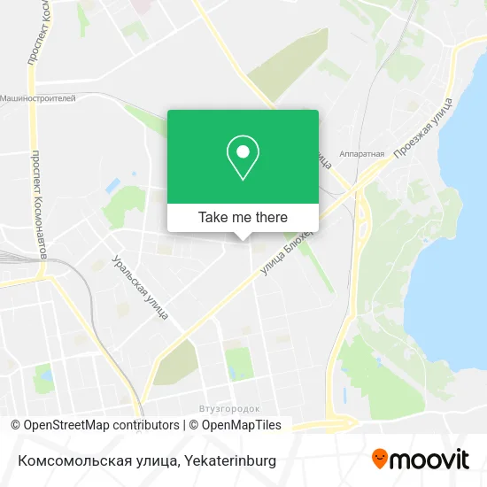 Комсомольская улица map