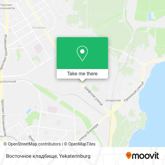 Восточное кладбище map