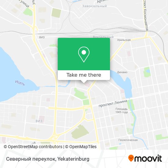 Северный переулок map