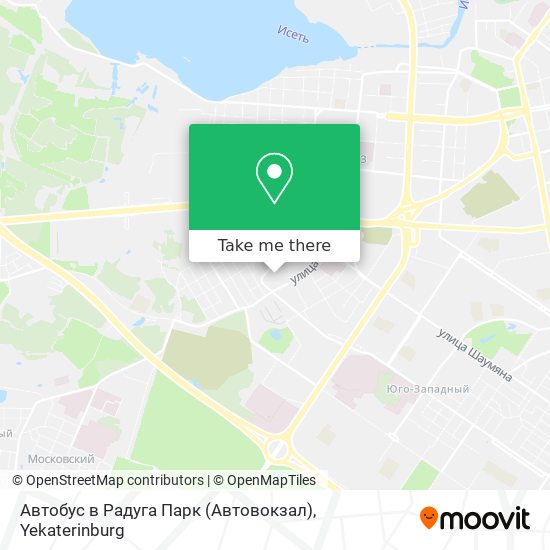 Автобус в Радуга Парк (Автовокзал) map