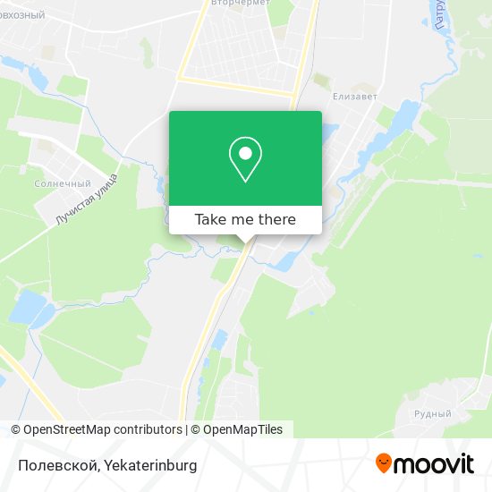 Полевской map