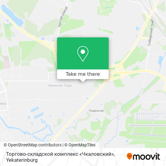 Торгово-складской комплекс «Чкаловский» map