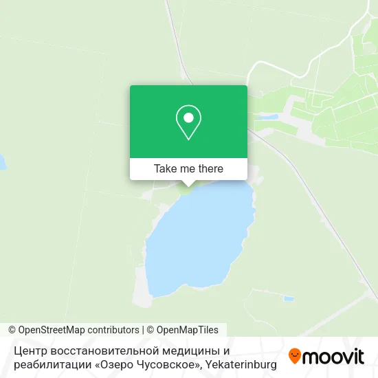 Центр восстановительной медицины и реабилитации «Озеро Чусовское» map