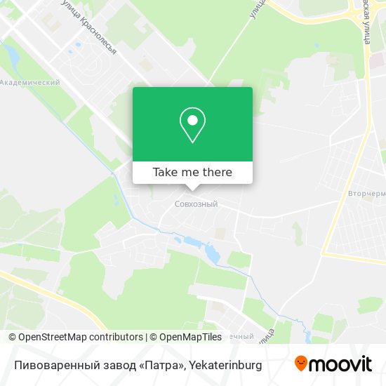 Пивоваренный завод «Патра» map