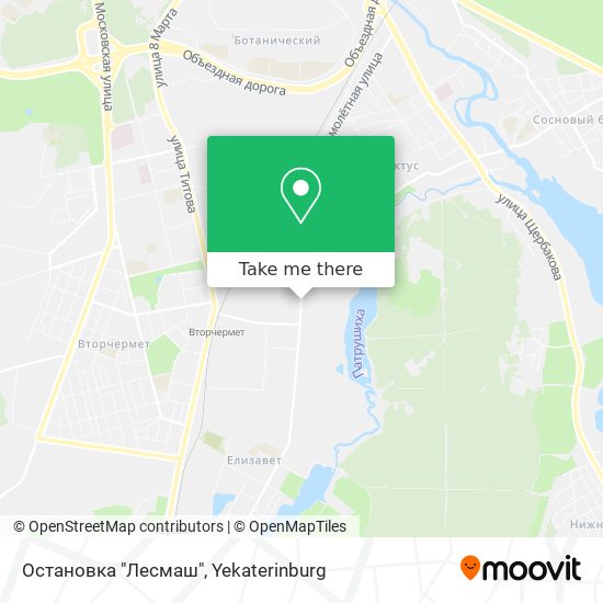 Остановка "Лесмаш" map