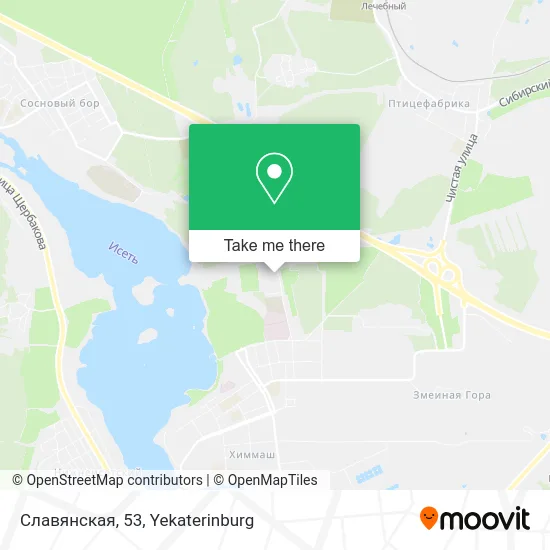Славянская, 53 map