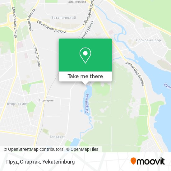 Пруд Спартак map