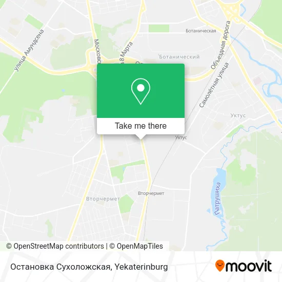 Остановка Сухоложская map