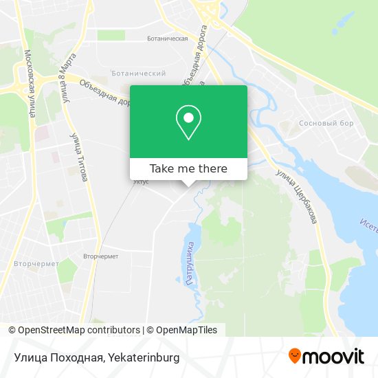 Улица Походная map