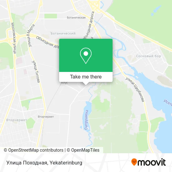 Улица Походная map