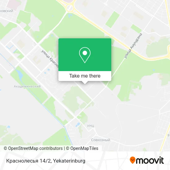 Краснолесья 14/2 map