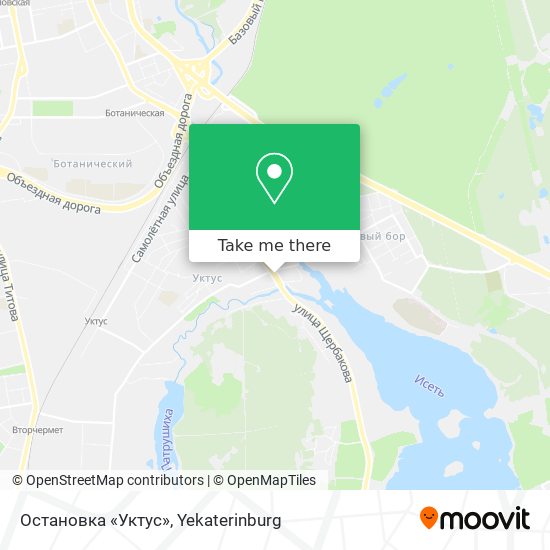 Остановка «Уктус» map