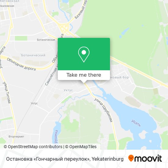 Остановка «Гончарный переулок» map