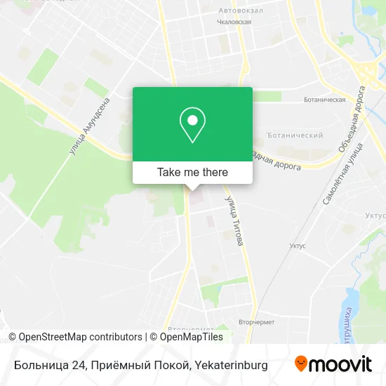 Больница 24, Приёмный Покой map