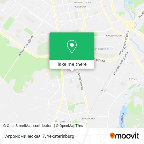 Агрономическая, 7 map