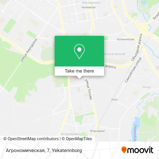 Агрономическая, 7 map