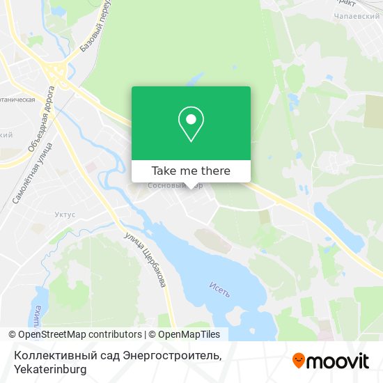 Коллективный сад Энергостроитель map