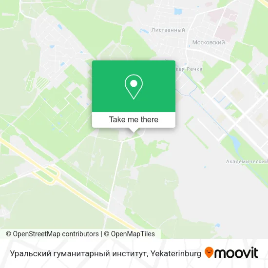 Уральский гуманитарный институт map