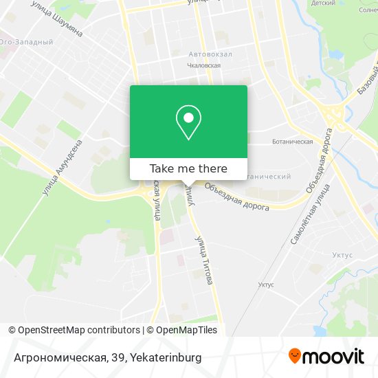 Агрономическая, 39 map