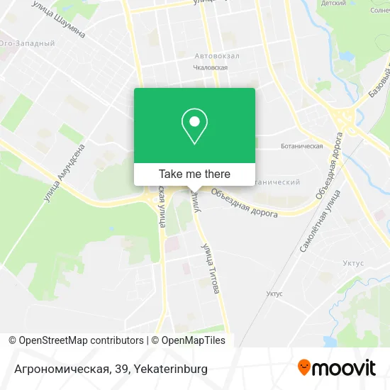 Агрономическая, 39 map