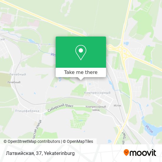 Латвийская, 37 map