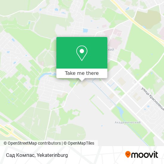 Сад Компас map
