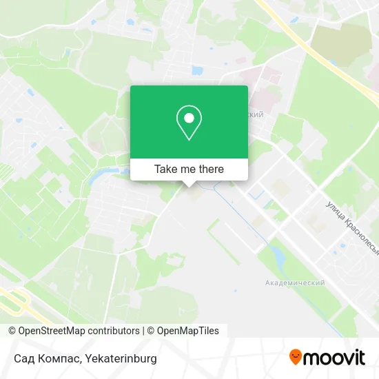 Сад Компас map