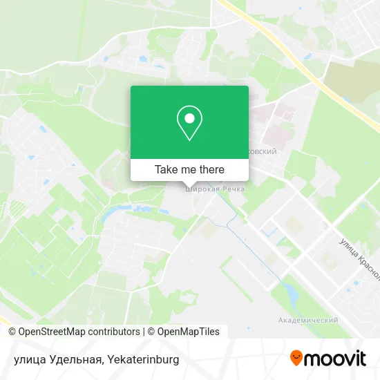 улица Удельная map