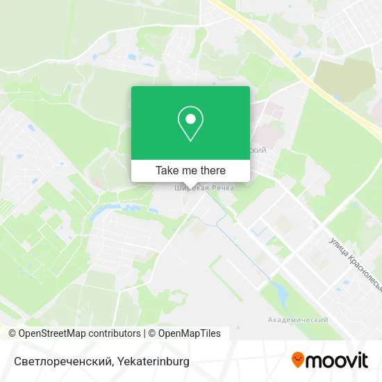 Светлореченский map