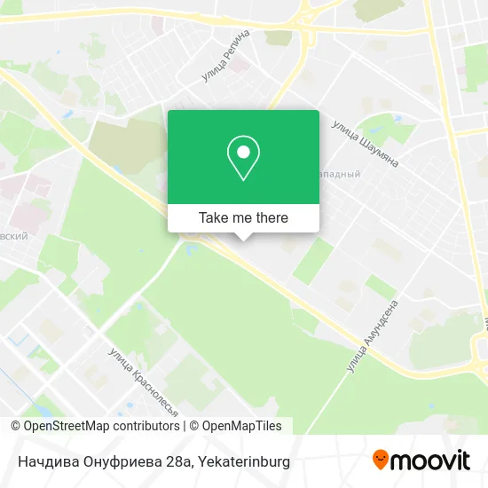 Начдива Онуфриева 28а map