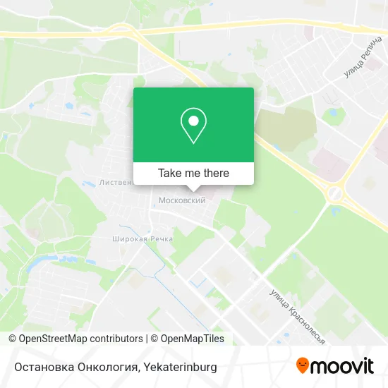 Остановка Онкология map