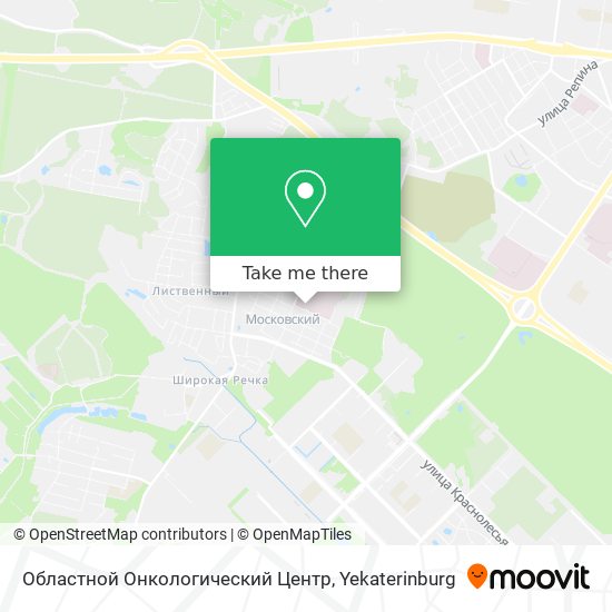 Областной Онкологический Центр map