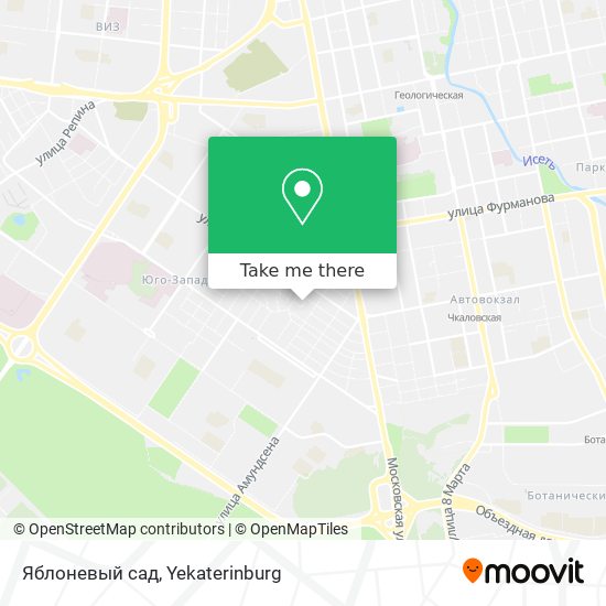 Яблоневый сад map