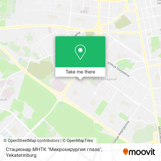 Стационар МНТК "Микрохирургия глаза" map