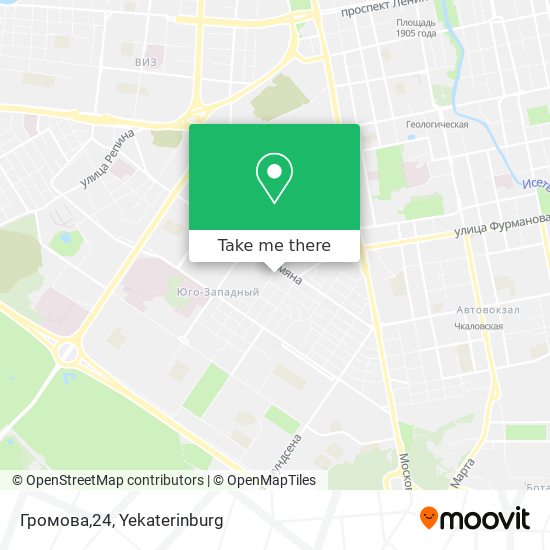 Громова,24 map
