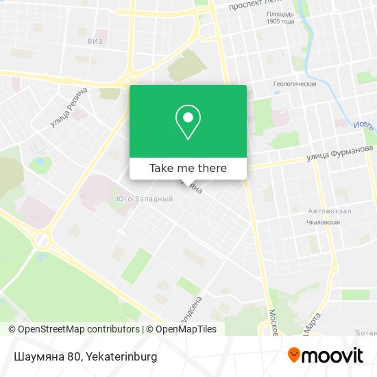 Шаумяна 80 map