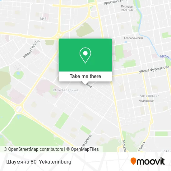Шаумяна 80 map
