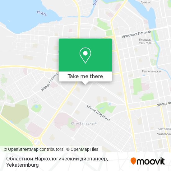 Областной Наркологический диспансер map