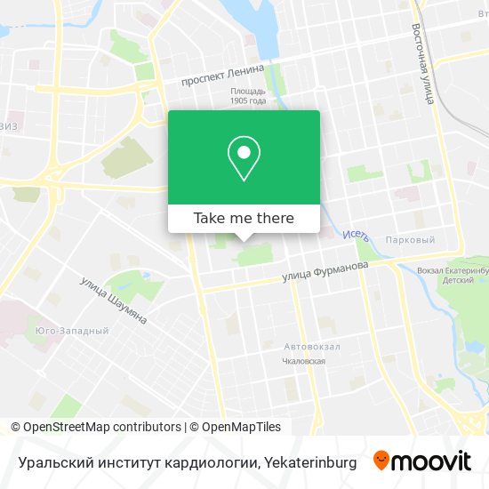 Уральский институт кардиологии map
