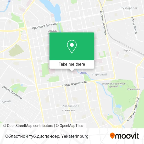 Областной туб.диспансер map