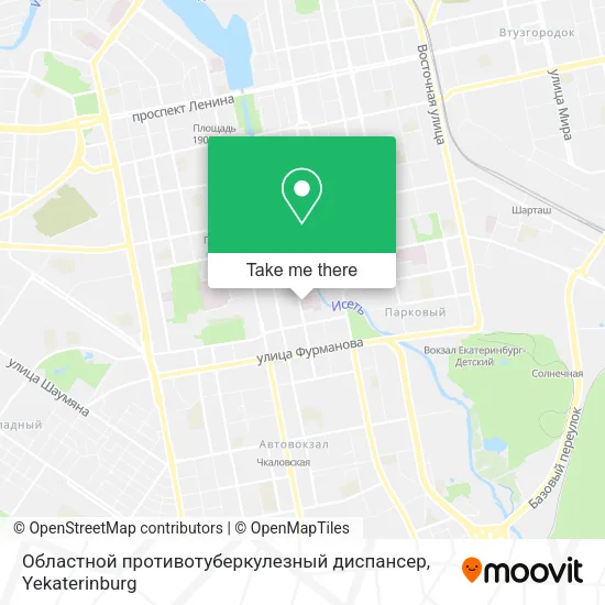 Областной противотуберкулезный диспансер map