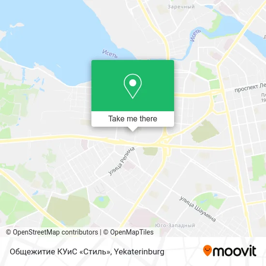 Общежитие КУиС «Стиль» map