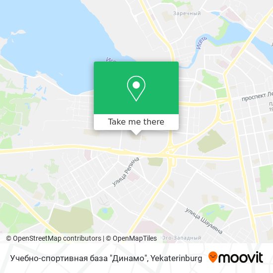 Учебно-спортивная база "Динамо" map
