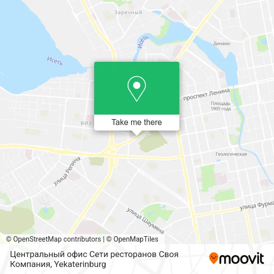Центральный офис Сети ресторанов Своя Компания map
